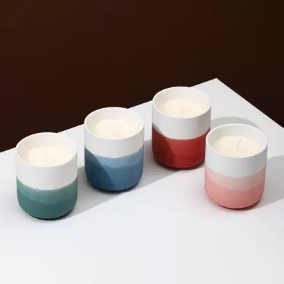 Ombre Ceramic Candle Holder Ombre Ceramic Candle Holder